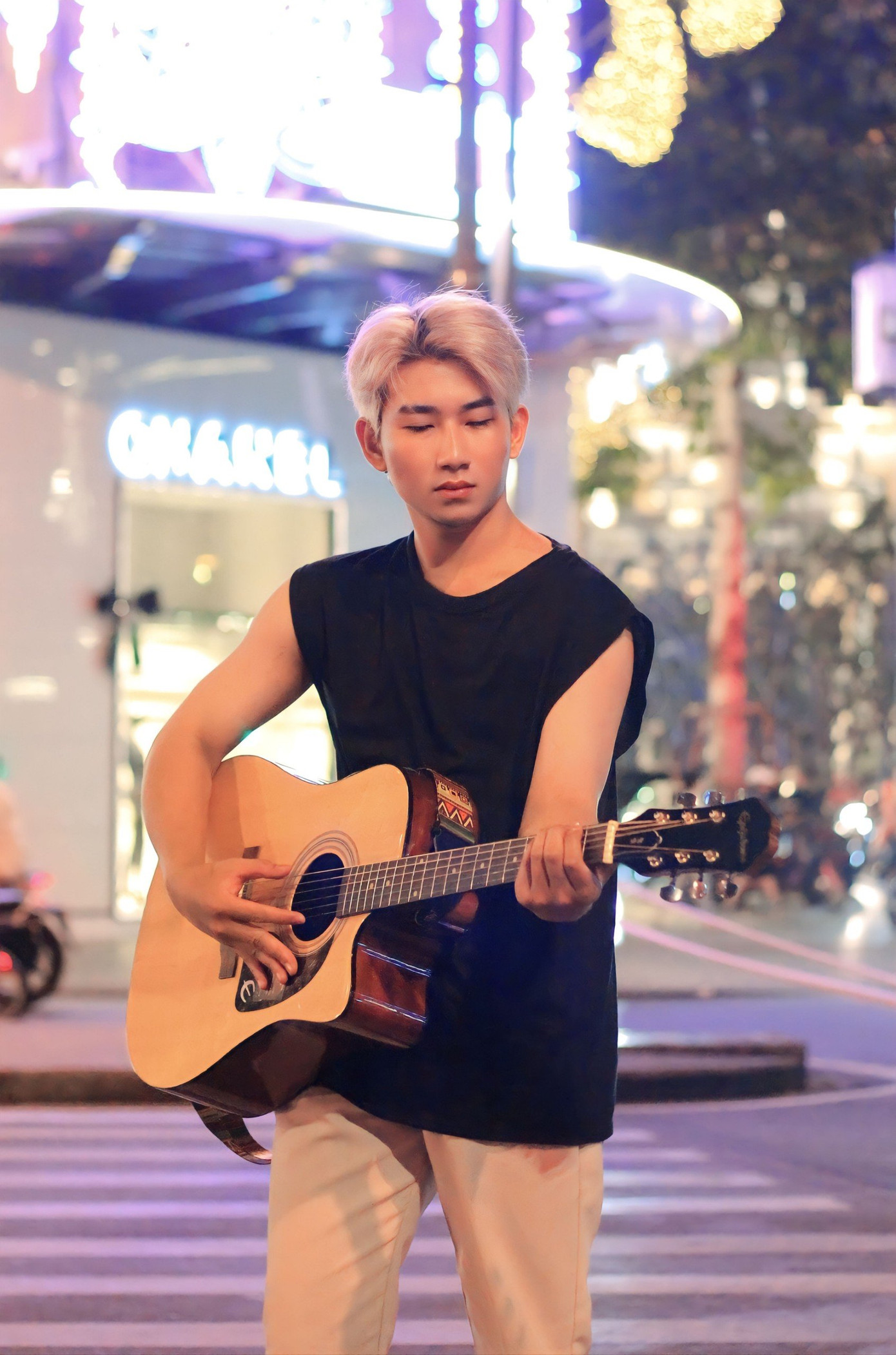 Văn Thắng còn là một chàng trai rất đa tài, đặc biệt là trong lĩnh vực nghệ thuật. (Ảnh: NVCC)