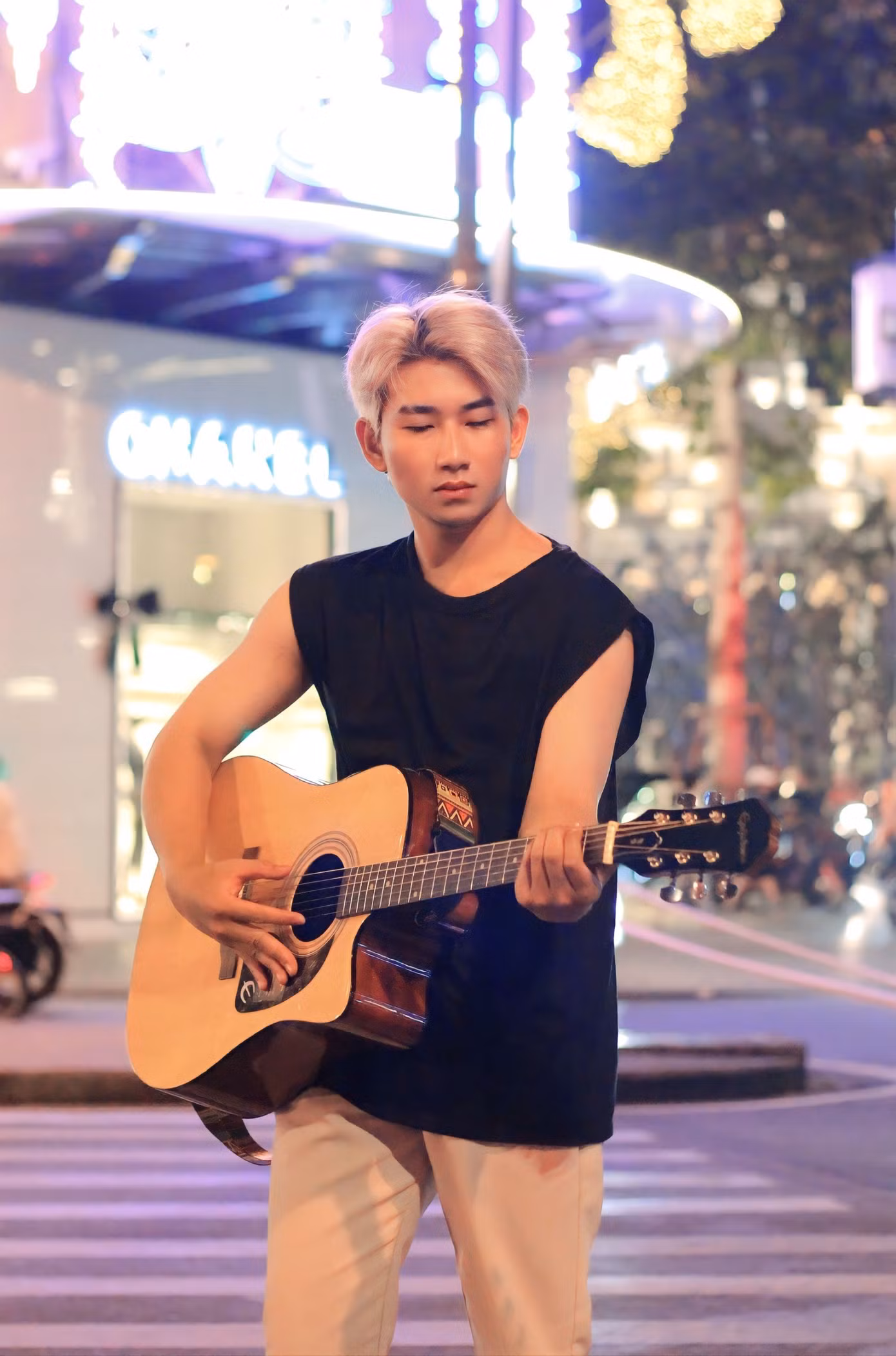 Văn Thắng còn là một chàng trai rất đa tài, đặc biệt là trong lĩnh vực nghệ thuật. (Ảnh: NVCC)