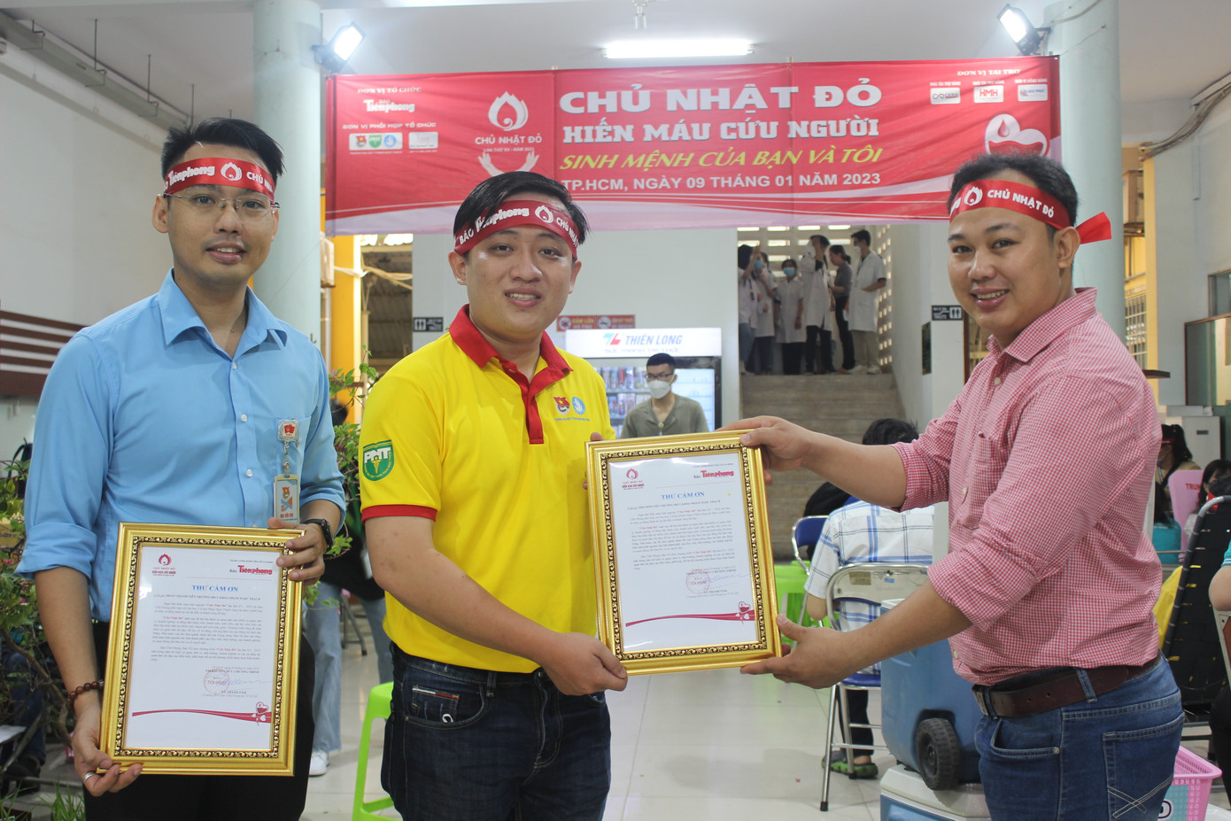 Kết thúc chương trình, Ban Tổ chức đã thu về 164 đơn vị máu.