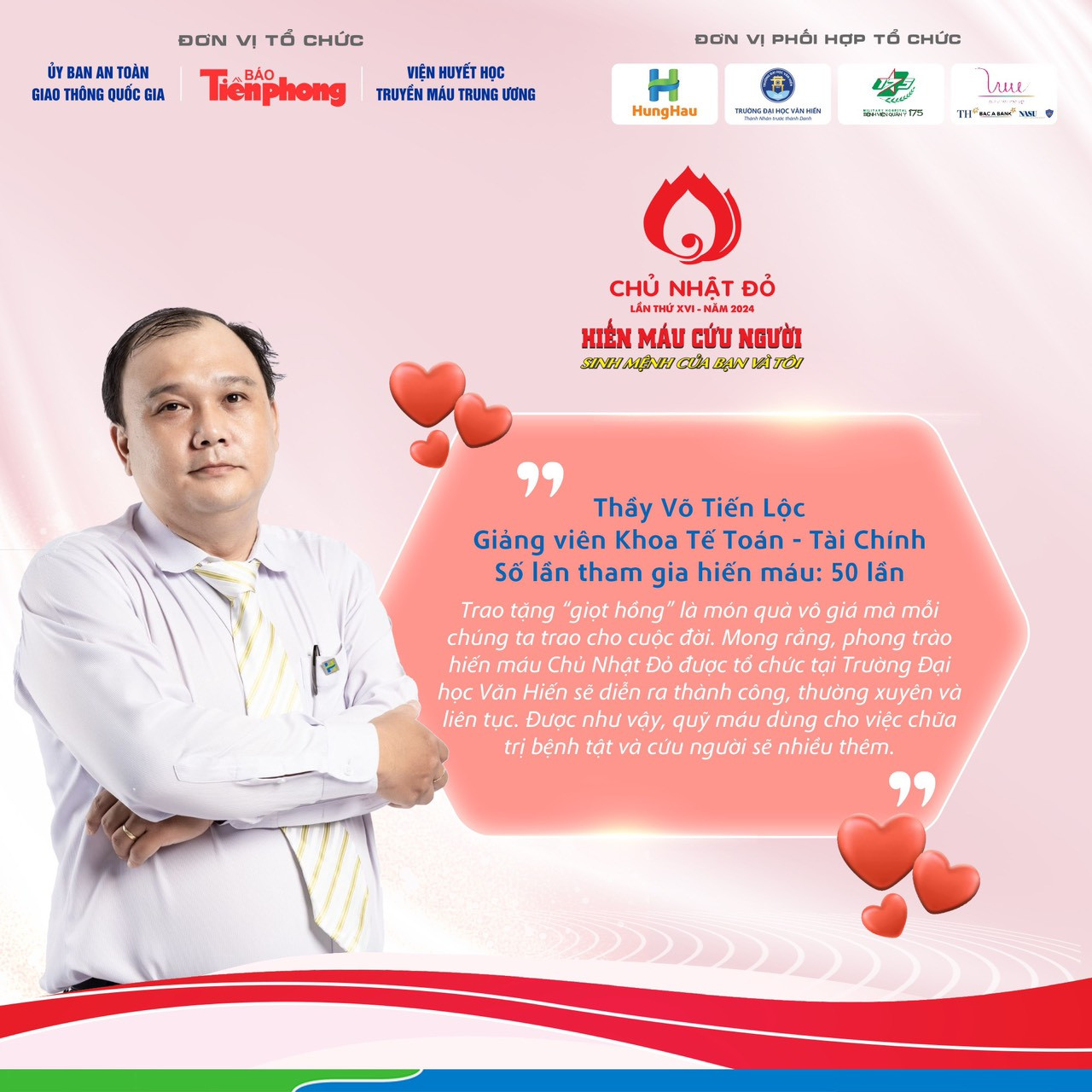 Thầy Lộc truyền cảm hứng cho nhiều bạn trẻ về tinh thần tình nguyện vì cộng đồng.