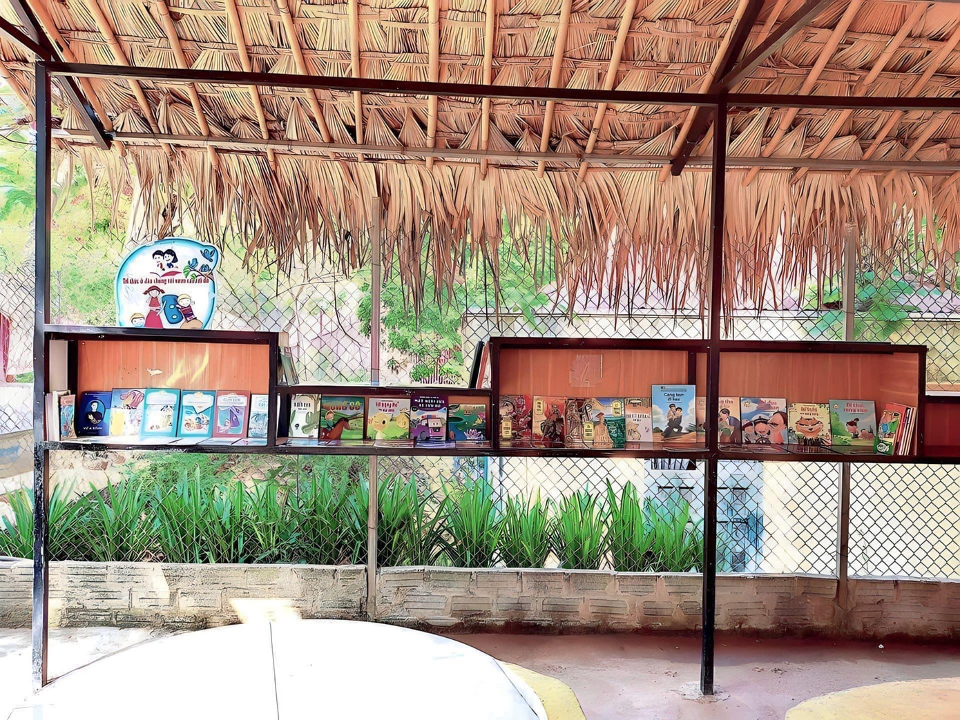 Những thư viện sách của “Tủ sách Nuôi em” tại các điểm trường vùng cao.
