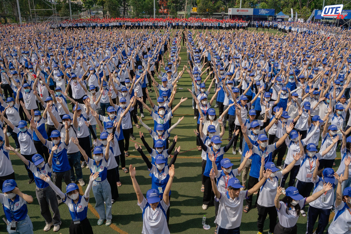 Hơn 5.000 sinh viên trường ĐH Sư phạm Kỹ thuật TP. HCM tham gia sự kiện này. (Ảnh: ĐH SPKT) Hơn 5.000 sinh viên trường ĐH Sư phạm Kỹ thuật TP. HCM tham gia sự kiện này. (Ảnh: ĐH SPKT)