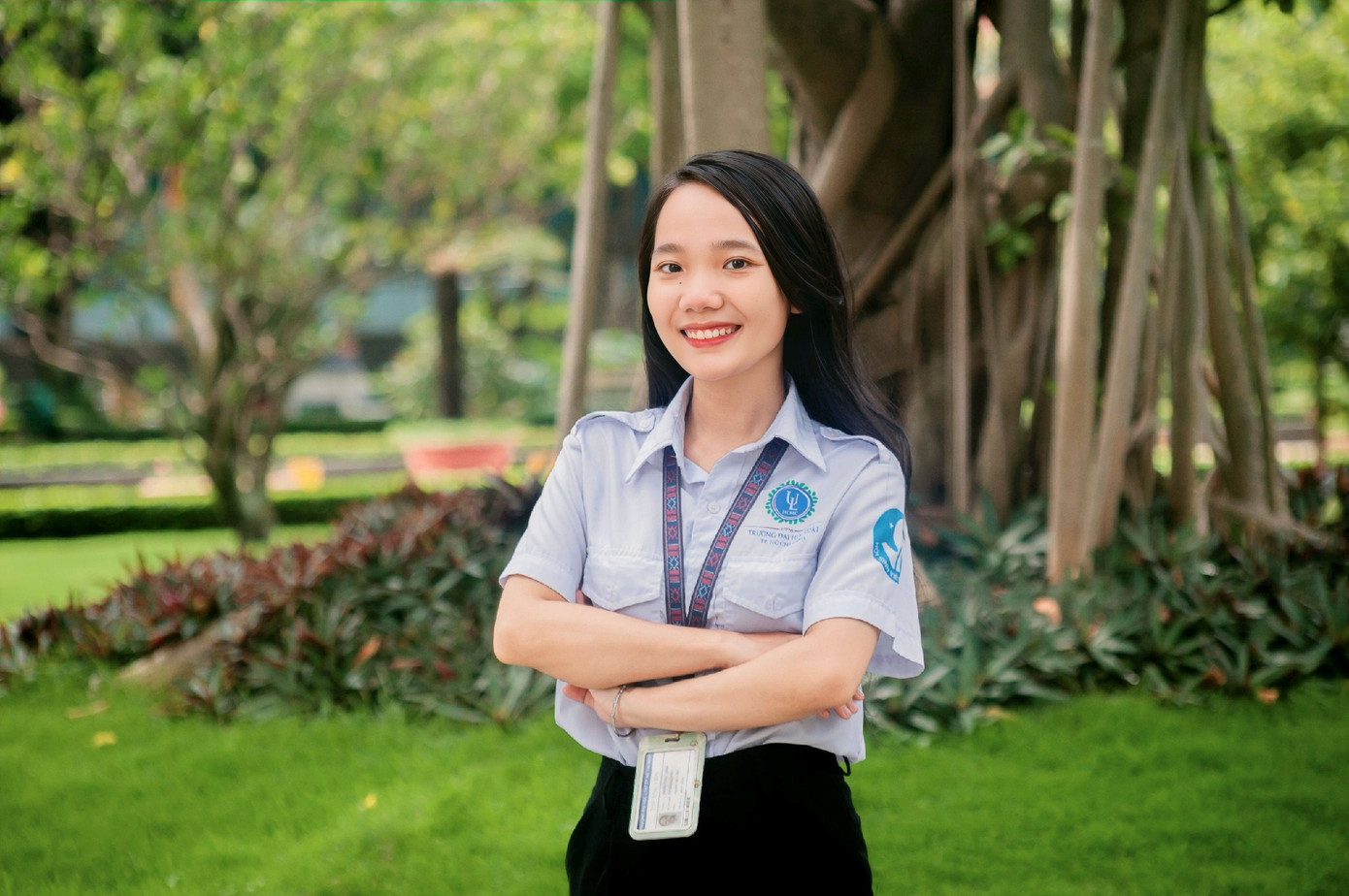 Phan Thùy Linh - Phó Chủ tịch Hội Sinh viên trường ĐH Luật TP.HCM. (Ảnh: NVCC)
