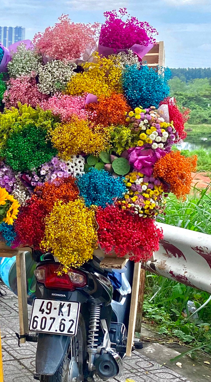 Những chiếc xe chở đầy hoa làm cho mùa Thu ở Sài Gòn trở nên yên bình và lãng mạn hơn. Khoảng thời gian từ 15h đến 18h hằng ngày, có nhiều bạn trẻ đến 'check-in' nhất. Khách đến chụp ảnh sẽ bỏ ra 30.000 đồng/người. Thời gian chụp thoải mái và không giới hạn. Những chiếc xe chở đầy hoa làm cho mùa Thu ở Sài Gòn trở nên yên bình và lãng mạn hơn. Khoảng thời gian từ 15h đến 18h hằng ngày, có nhiều bạn trẻ đến 'check-in' nhất. Khách đến chụp ảnh sẽ bỏ ra 30.000 đồng/người. Thời gian chụp thoải mái và không giới hạn.