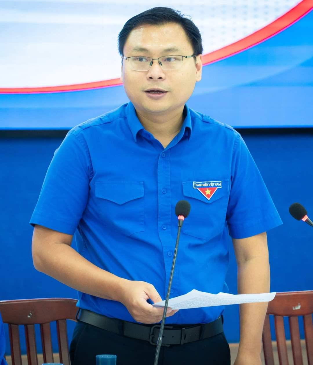 Anh Trương Minh Tước Nguyên - Phó Bí thư, Chủ nhiệm Ủy ban Kiểm tra Thành Đoàn TP. HCM phát biểu kết luận buổi Tọa đàm. (Ảnh: TLTĐ)