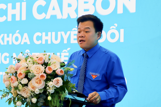 Anh Nguyễn Hải Nam - Ủy viên BCH, Phó Chánh Văn phòng T.Ư Đoàn phát biểu tại chương trình. Anh Nguyễn Hải Nam - Ủy viên BCH, Phó Chánh Văn phòng T.Ư Đoàn phát biểu tại chương trình.