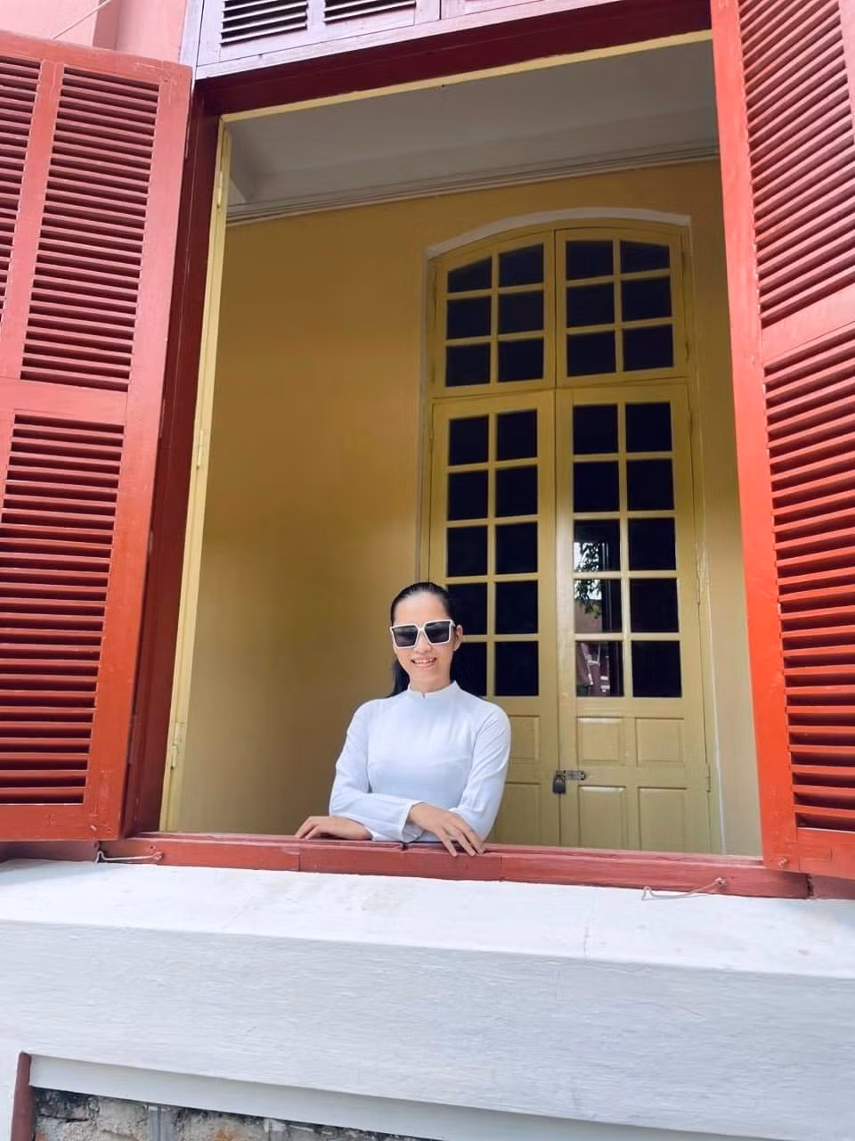 Kim Trang luôn giữ tinh thần lạc quan trong cuộc sống.