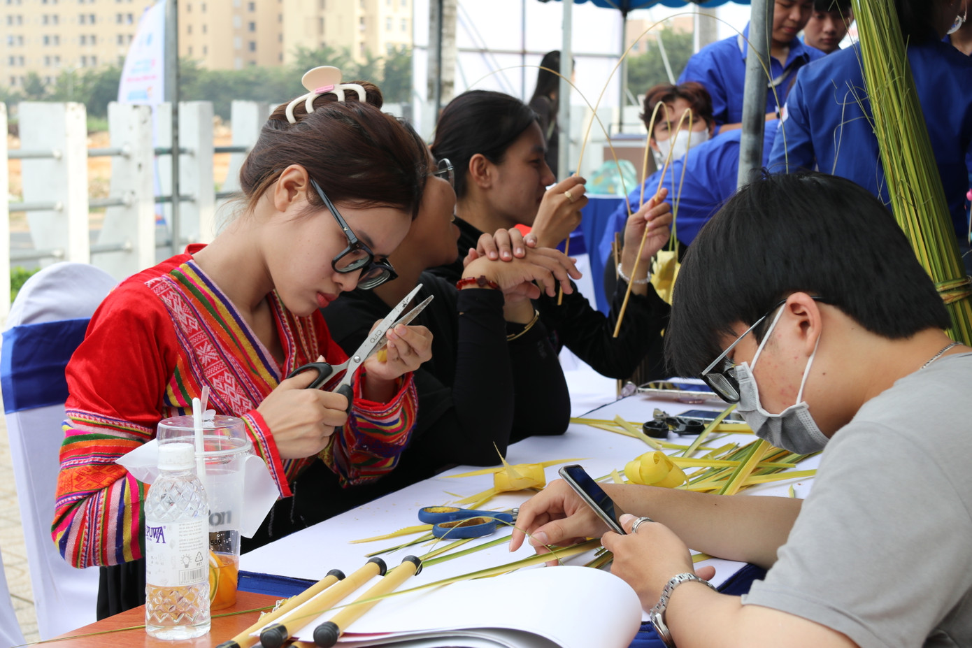 Nhiều hoạt động thú vị cho các bạn trẻ trải nghiệm tại Ngày hội. (Ảnh: Lan Huỳnh).