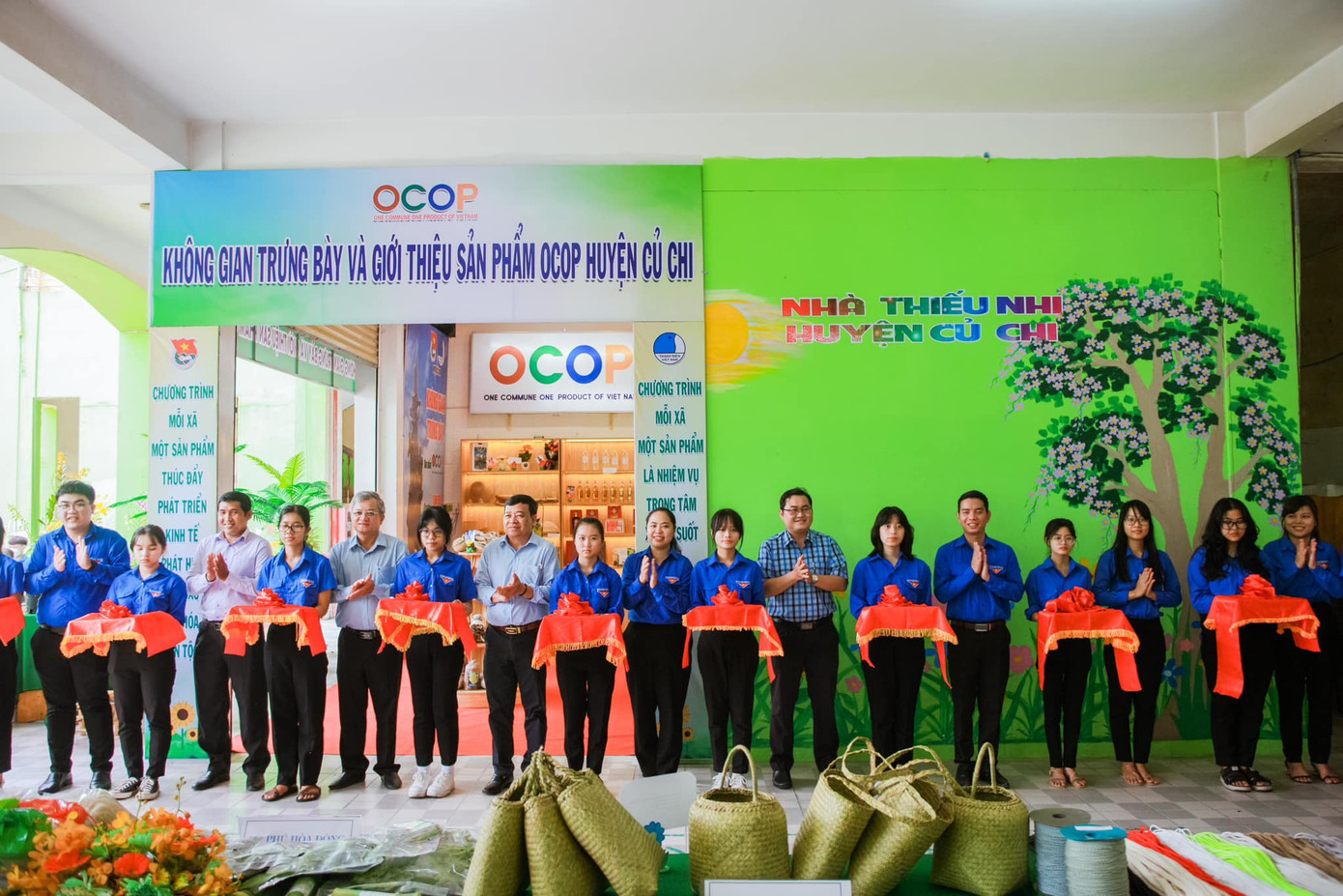 Khánh thành không gian kết nối nông sản, sản phẩm OCOP tại Nhà Thiếu nhi huyện Củ Chi.