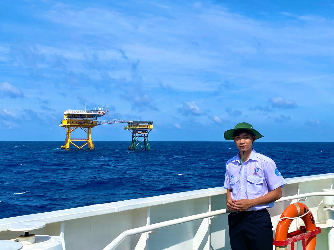 Võ Nguyễn Hoàng Đa sẽ còn nhớ mãi chuyến hành trình đặc biệt này. (Ảnh: NVCC)