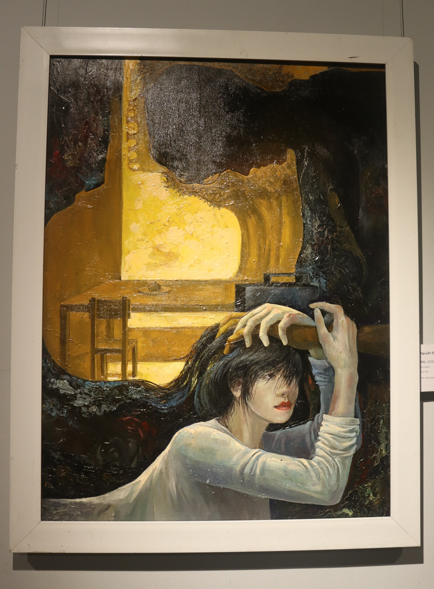 Tác phẩm Nổi của nghệ sĩ Nguyễn Đăng Khoa.