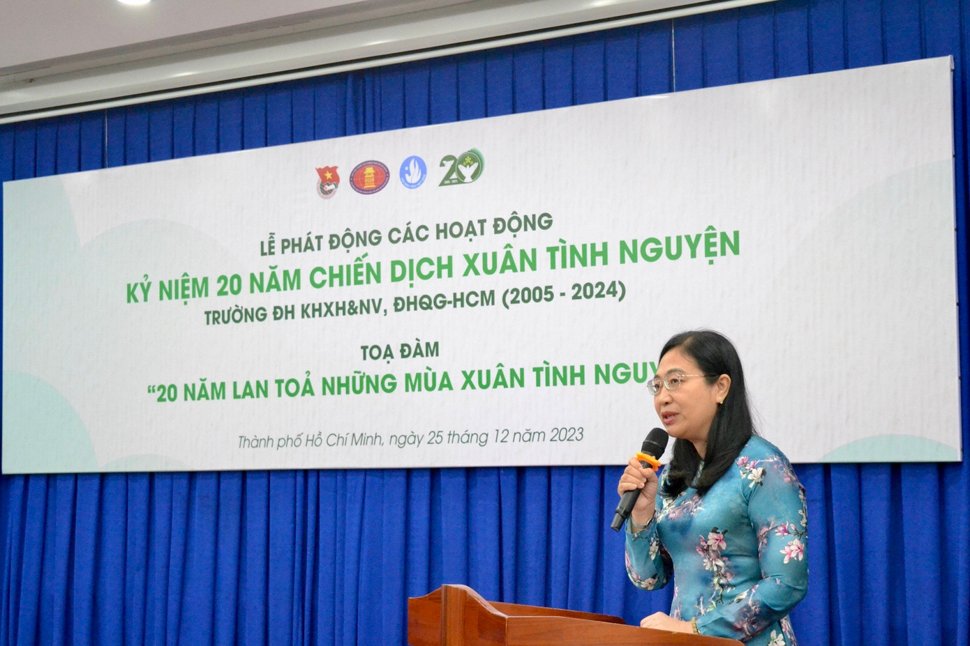 TS Lê Thị Ngọc Điệp phát biểu tại chương trình.