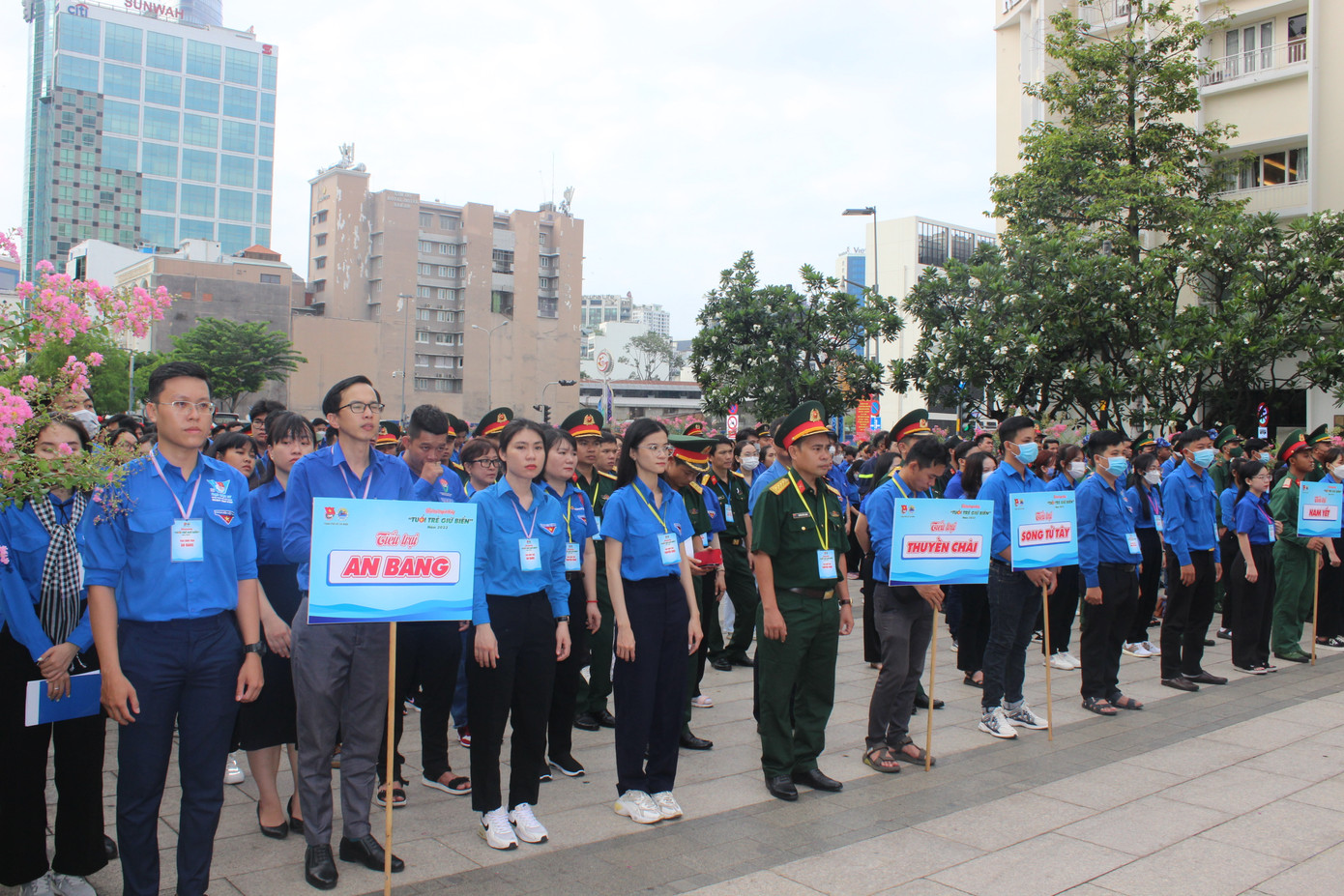 600 trại sinh tham gia Hội trại truyền thống &quot;Tuổi trẻ giữ biển&quot; năm nay.