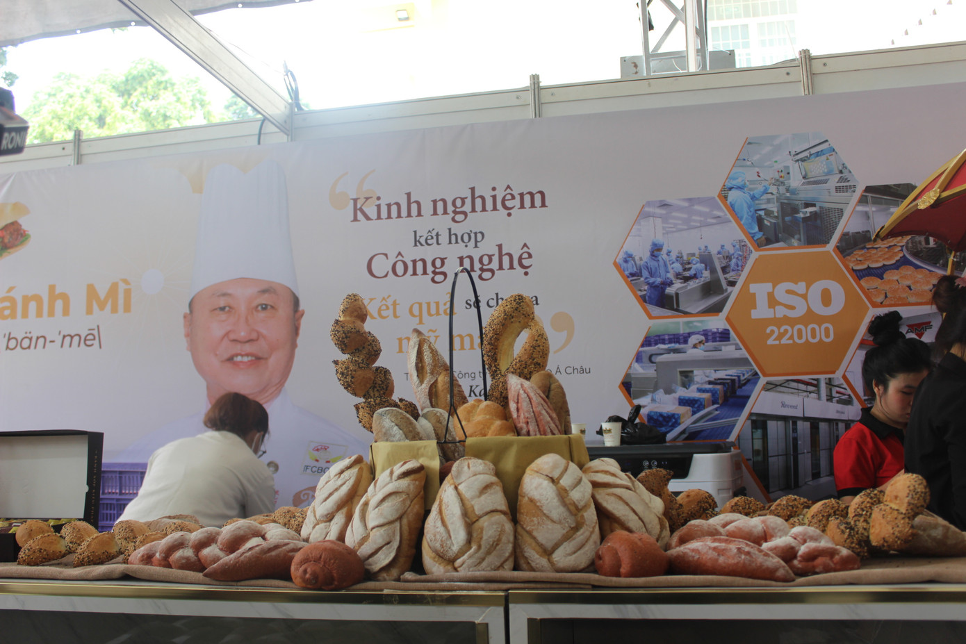 Những thương hiệu bánh mì nổi tiếng được trưng bày tại Lễ hội.