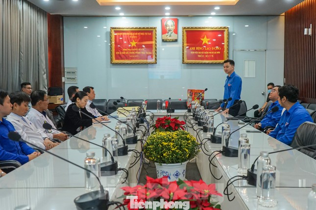 Anh Nguyễn Minh Triết - Bí thư T.Ư Đoàn, Chủ tịch Hội Sinh viên Việt Nam phát biểu tại chuyến thăm. (Ảnh: Phong Nguyễn) Anh Nguyễn Minh Triết - Bí thư T.Ư Đoàn, Chủ tịch Hội Sinh viên Việt Nam phát biểu tại chuyến thăm. (Ảnh: Phong Nguyễn)