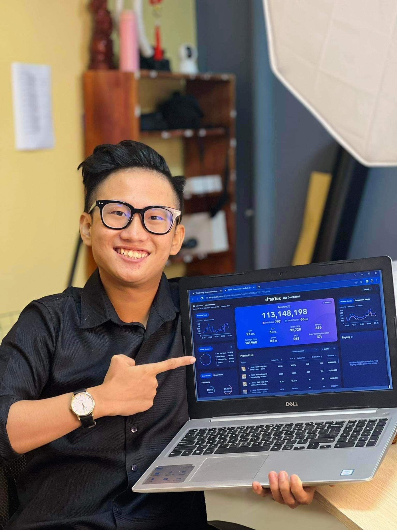 Những thành quả đạt được là động lực giúp Anh Huy vượt qua khó khăn, thử thách.