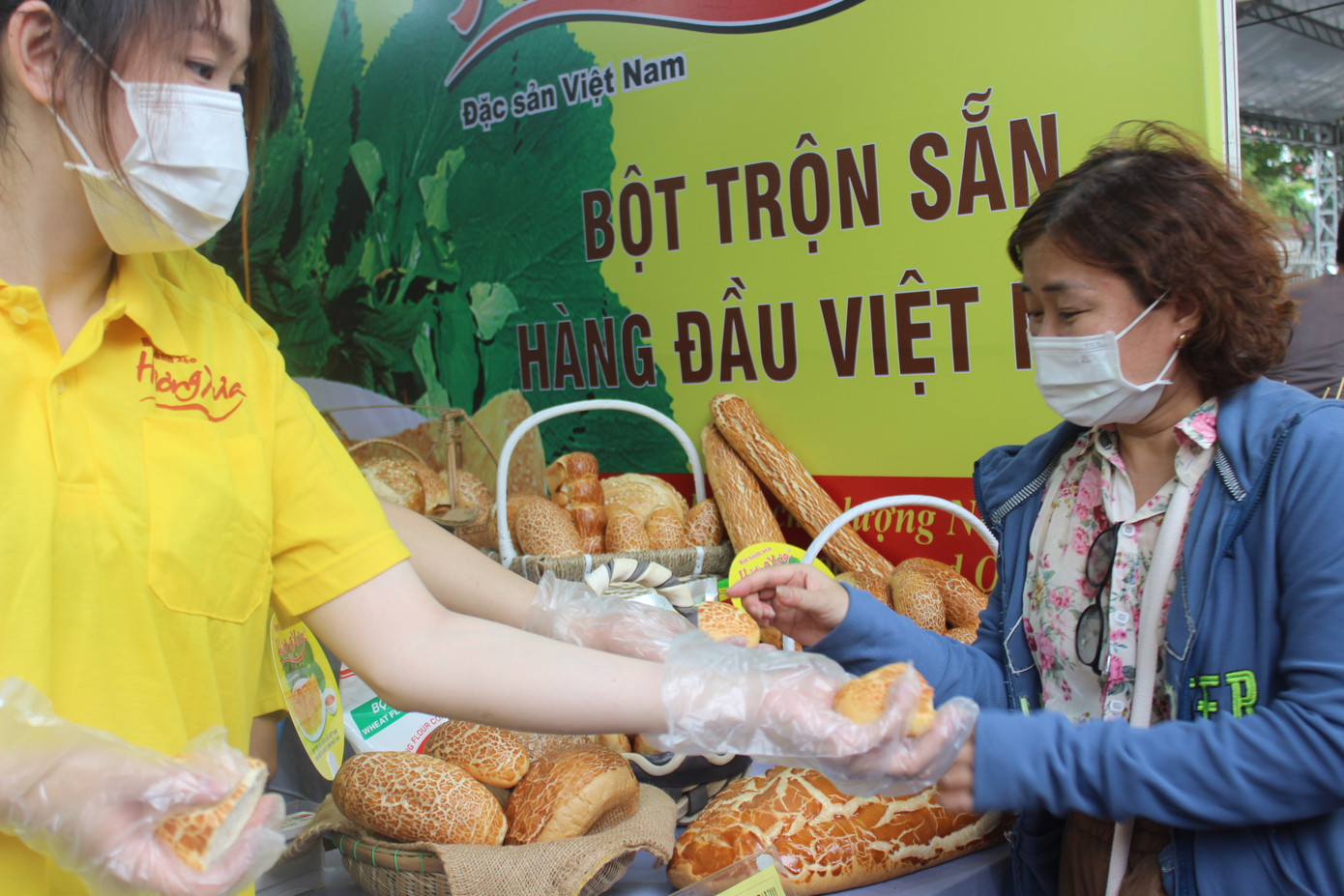 Một thương hiệu bánh mì lạ da beo cũng có mặt trong Lễ hội.