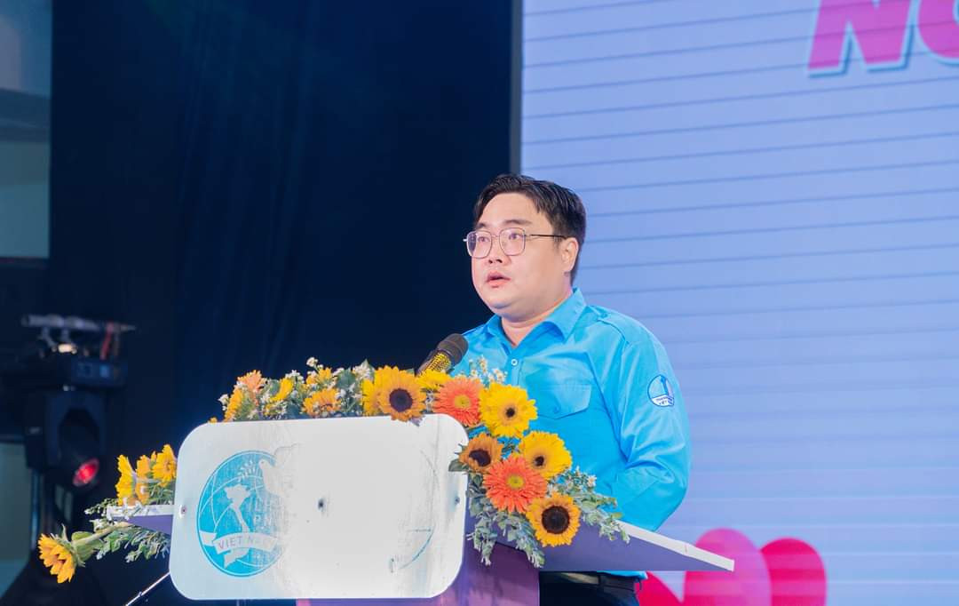 Anh Ngô Minh Hải – Phó Bí thư Thành Đoàn, Chủ tịch Hội LHTN TP. HCM phát biểu tại chương trình. Anh Ngô Minh Hải – Phó Bí thư Thành Đoàn, Chủ tịch Hội LHTN TP. HCM phát biểu tại chương trình.