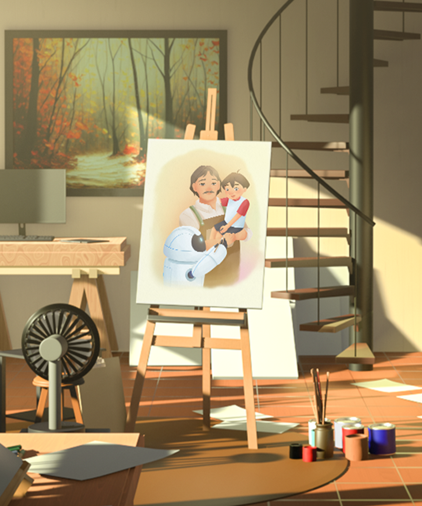 Việc đảm nhận tất cả các khâu để cho ra một bộ phim hoạt hình là thách thức lớn với nhóm bạn trẻ. (Ảnh: NVCC).