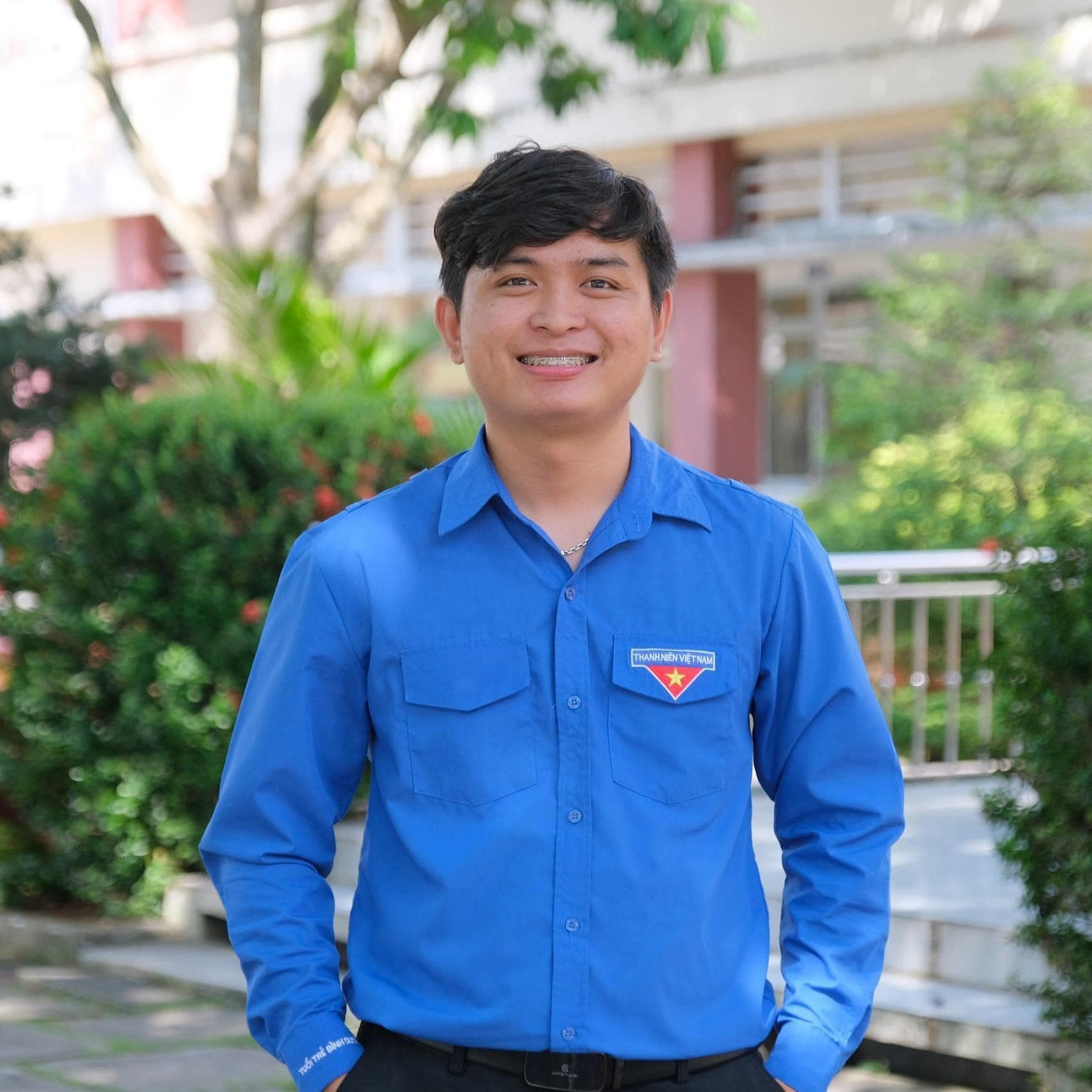 Trí sẵn sàng cho ngày lên đường nhập ngũ. (Ảnh: Tỉnh Đoàn Bình Dương)