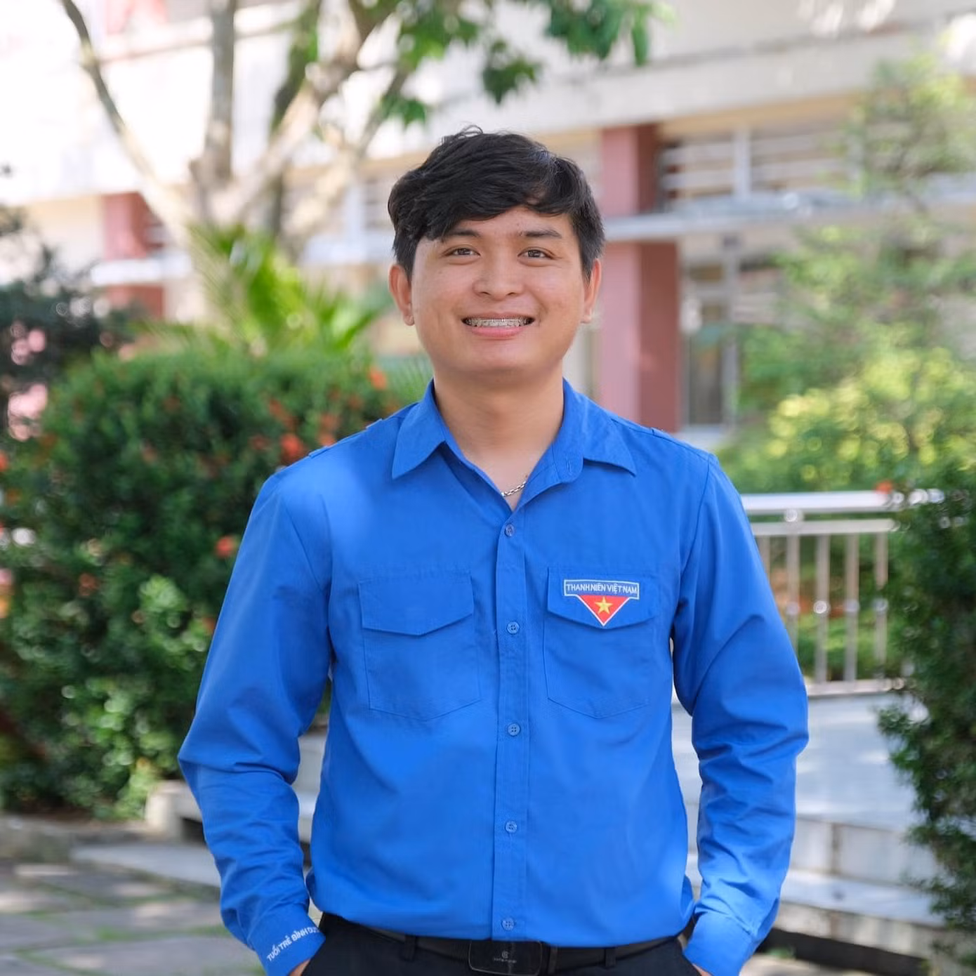 Trí sẵn sàng cho ngày lên đường nhập ngũ. (Ảnh: Tỉnh Đoàn Bình Dương)