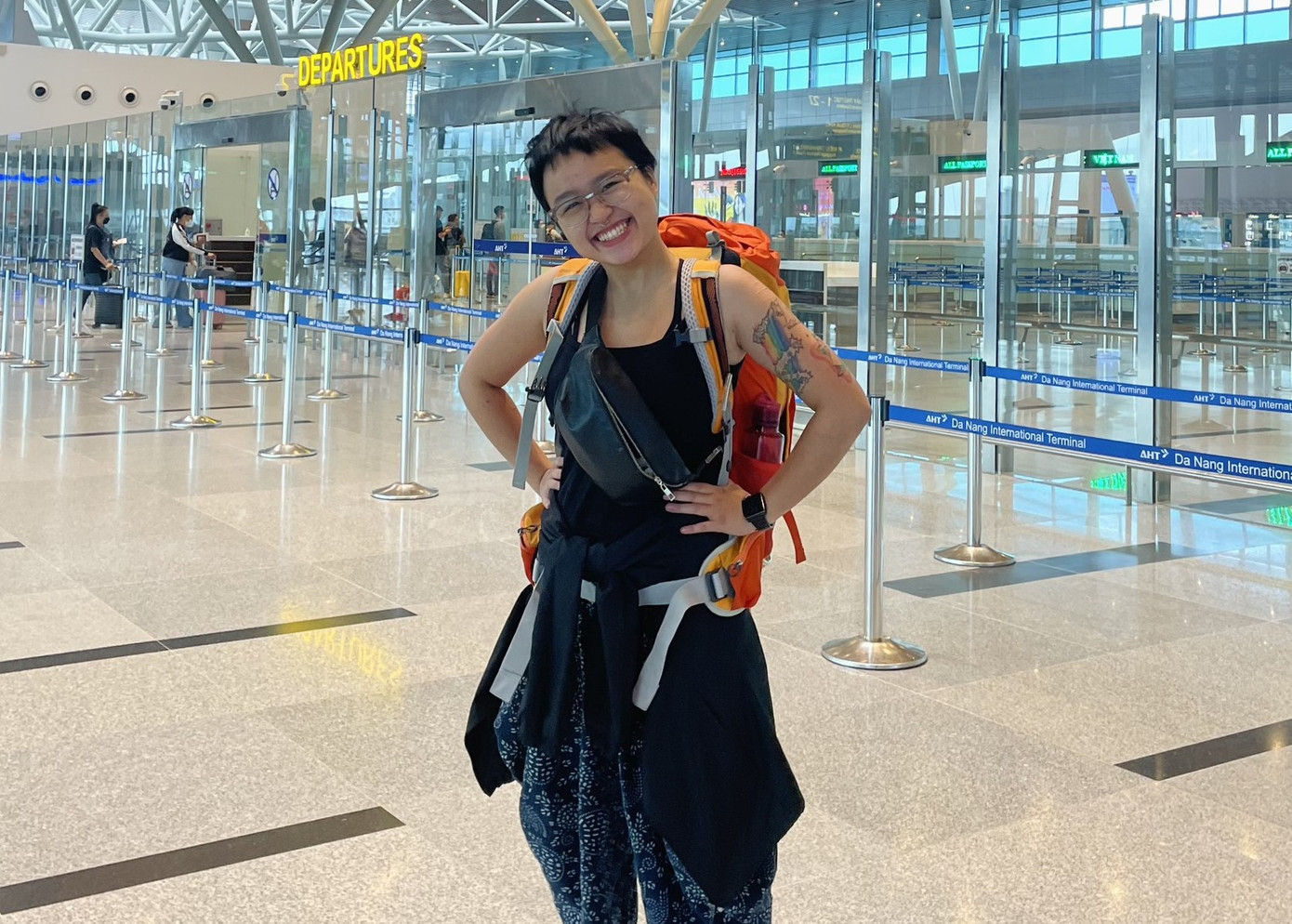 Trần Quỳnh Giang với phong thái đầy cá tính. (Ảnh: NVCC)