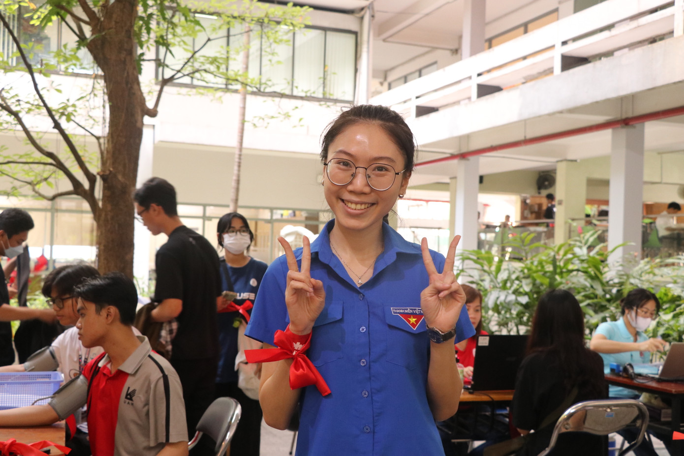 Trương Thảo My - Phó Chủ tịch Hội sinh viên trường ĐH Kiến trúc TPHCM.