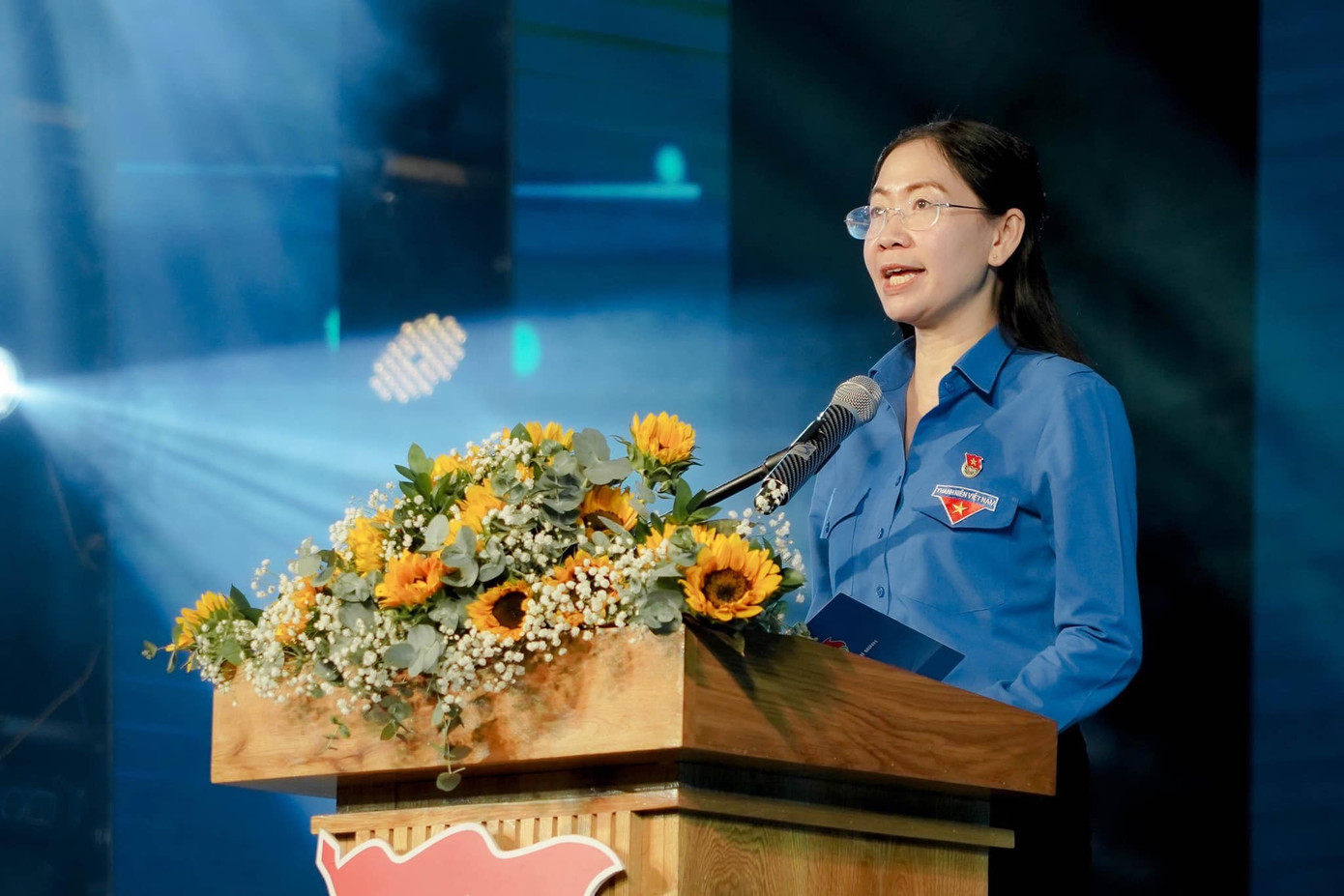 Bí thư Thành Đoàn TP. HCM Phan Thị Thanh Phương. (Ảnh: TLTĐ)