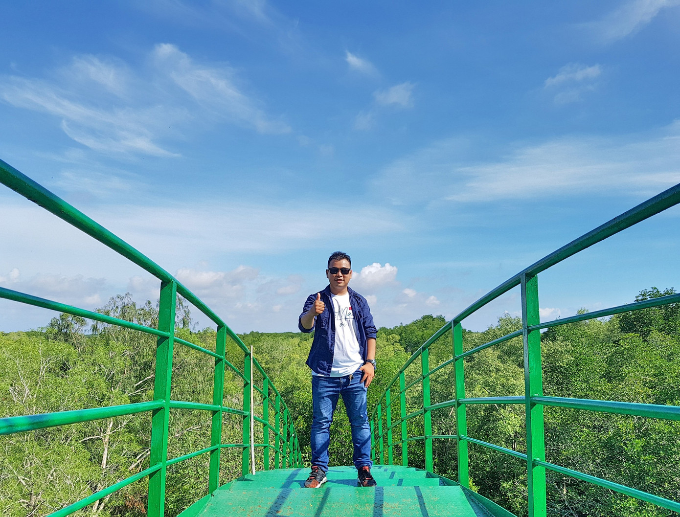 Kha Thiên Lộc yêu mảnh đất Cần Giờ từ những ngày đầu anh bạn khám phá vùng đất này. Ảnh: NVCC Kha Thiên Lộc yêu mảnh đất Cần Giờ từ những ngày đầu anh bạn khám phá vùng đất này. Ảnh: NVCC