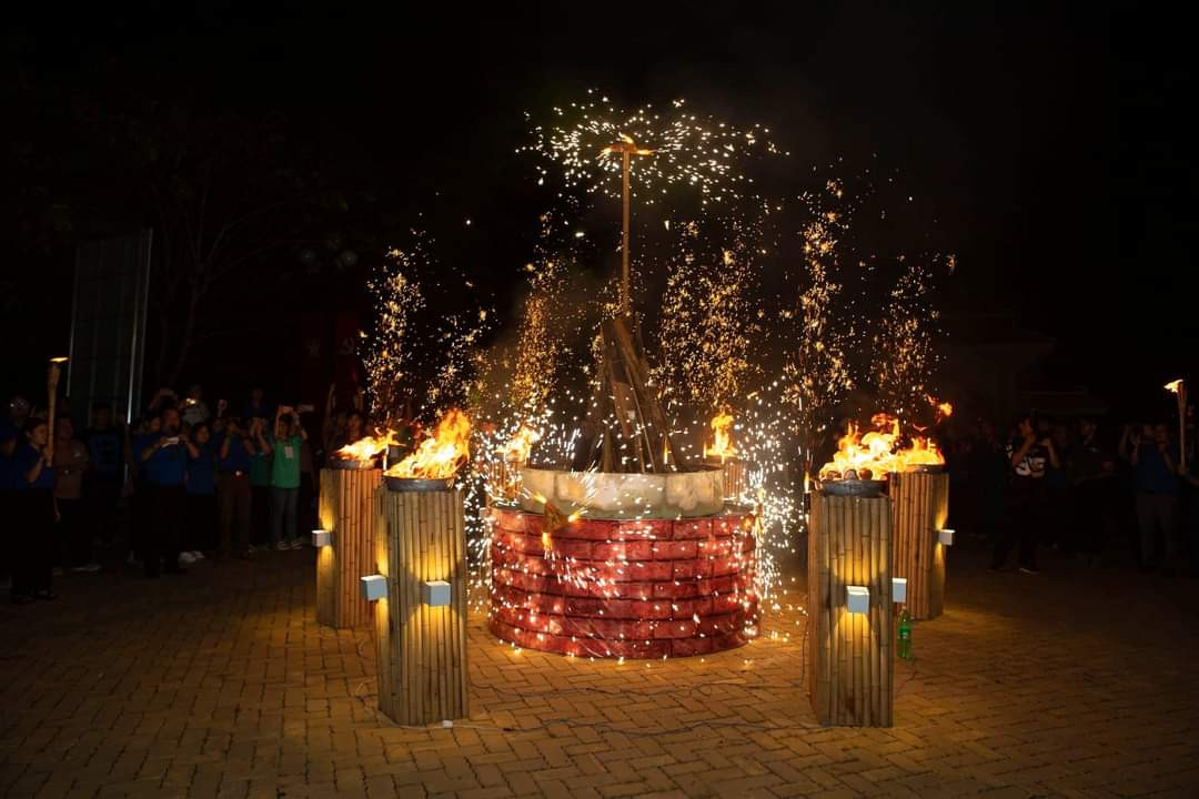 Đêm lửa trại sôi động tại Hội trại 'Tiếng mõ Nam Lân' năm 2023. (Ảnh: TLTĐ) Đêm lửa trại sôi động tại Hội trại 'Tiếng mõ Nam Lân' năm 2023. (Ảnh: TLTĐ)