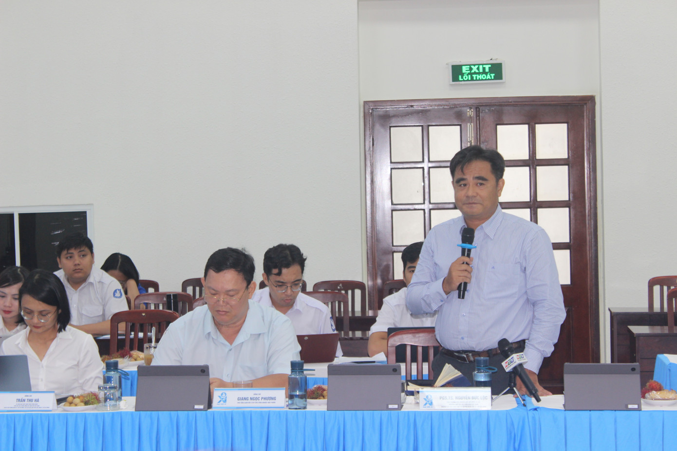 PGS. TS Nguyễn Đức Lộc phát biểu tại Hội nghị.