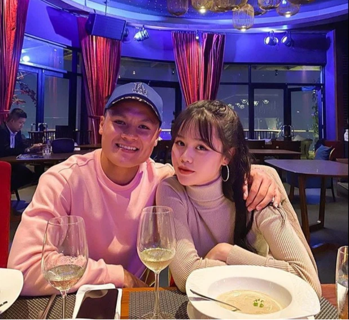 Quang Hải và Huỳnh Anh khi còn trong thuở hẹn hò.