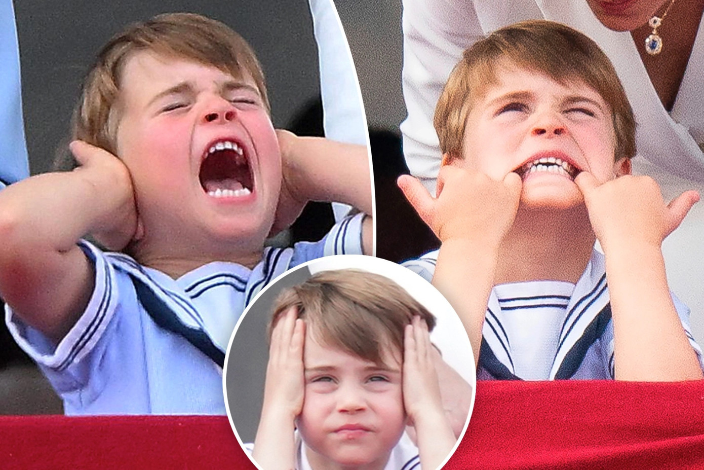 Hoàng tử Louis từng có loạt biểu cảm gây bão mạng trong Đại lễ Bạch kim năm 2022. Ảnh: Page Six.