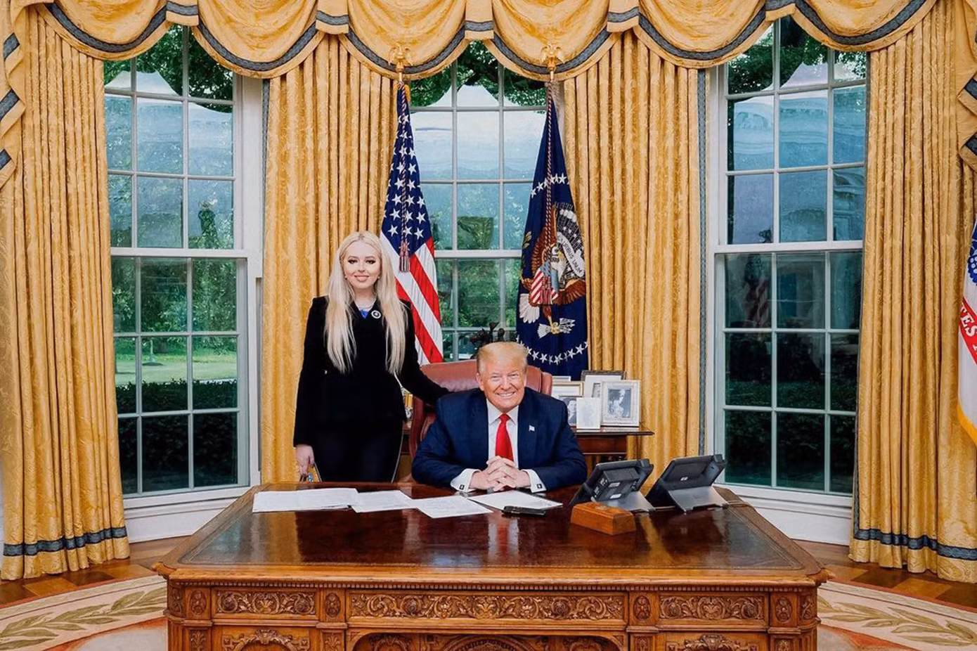 Truyền thông Mỹ dự đoán Tiffany muốn tham gia nhiều hơn vào con đường chính trị của cha khi Ivanka lùi bước. Ảnh: IG.