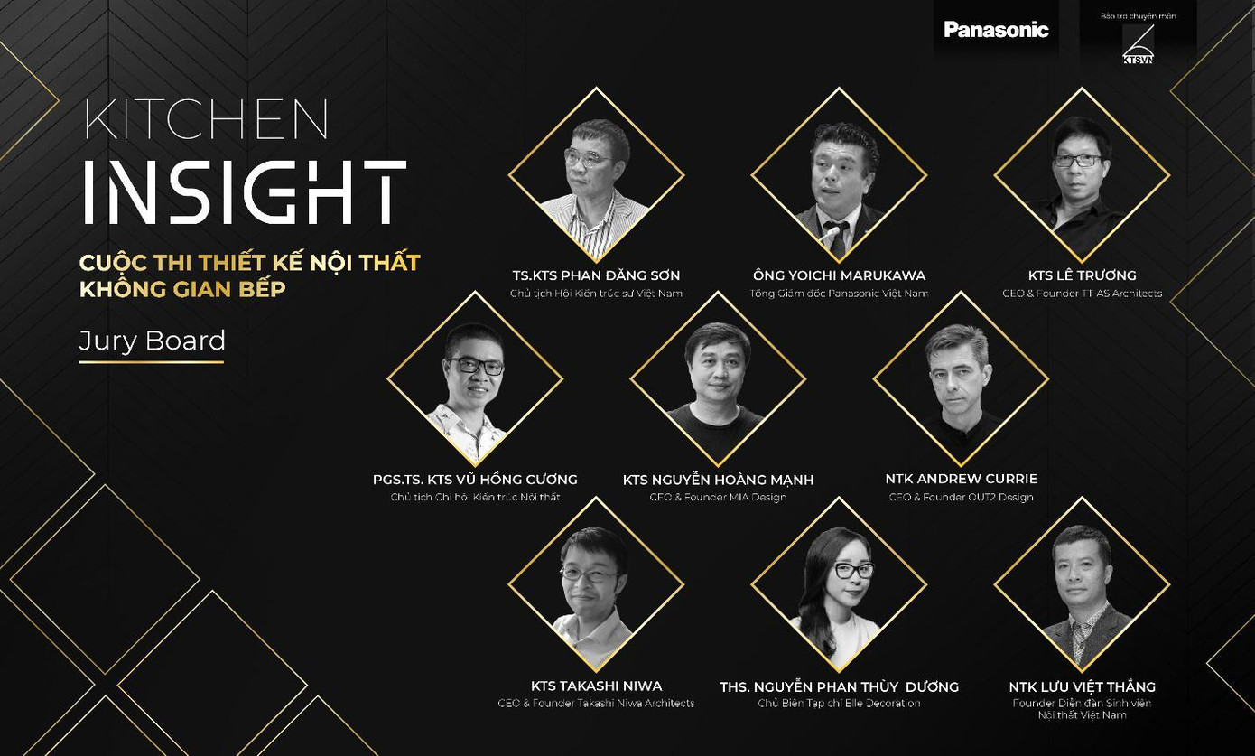 Hội đồng giám khảo là những tên tuổi uy tín, nhiều năm kinh nghiệm trong lĩnh vực thiết kế. Hội đồng giám khảo là những tên tuổi uy tín, nhiều năm kinh nghiệm trong lĩnh vực thiết kế.