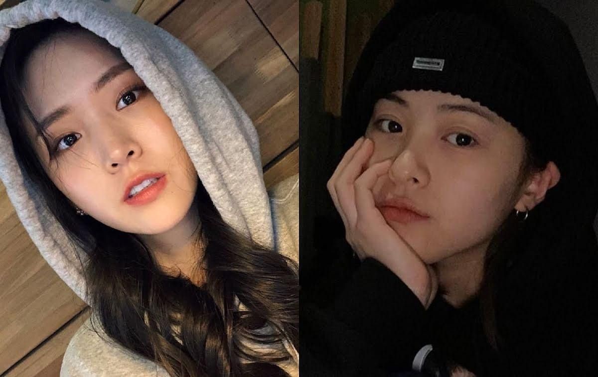 Kim Ji Eun (trái) và Ryujin ITZY (phải). Kim Ji Eun (trái) và Ryujin ITZY (phải).