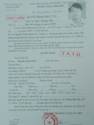 Quyết định truy nã đặc biệt Nguyễn Tuấn Minh, Chủ tịch HĐQT Muaban24 (Ảnh: Vũ Văn Tiến)