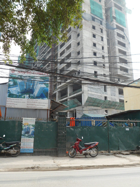 Tòa nhà Nam Đô Complex nơi xảy ra vụ tai nạn lao động