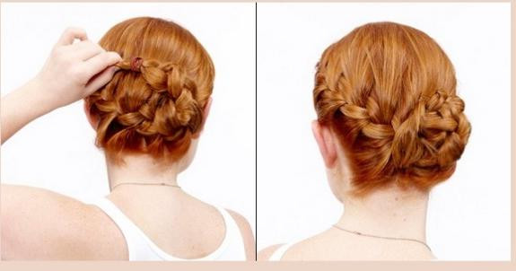 Vắt đuôi tóc sang phần gốc sau đó nhẹt vào phần tóc sát gáy. Với kiểu tóc này, bạn nên sử dụng thêm kẹp nhỏ để giữa phần đuôi tóc không bị bung ra. Vắt đuôi tóc sang phần gốc sau đó nhẹt vào phần tóc sát gáy. Với kiểu tóc này, bạn nên sử dụng thêm kẹp nhỏ để giữa phần đuôi tóc không bị bung ra