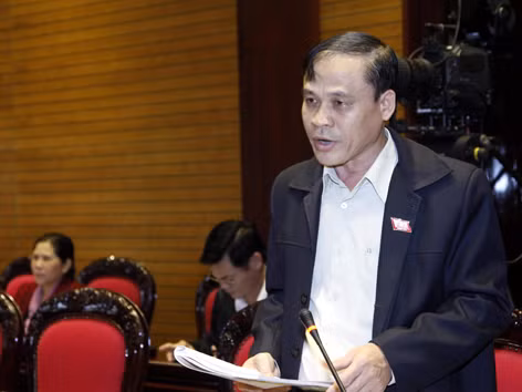 Đại biểu Nguyễn Bắc Việt (Ninh Thuận). Ảnh: Hồng Vĩnh