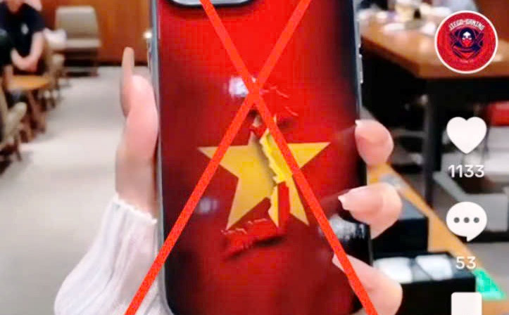 Hình ảnh ốp lưng điện thoại của gian hàng JIEGO PhobeCase gây bức xúc cho người tiêu dùng.