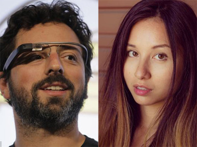 Đồng sáng lập viên Sergey Brin và cô bồ Amanda Rosenberg . Đồng sáng lập viên Sergey Brin và cô bồ Amanda Rosenberg