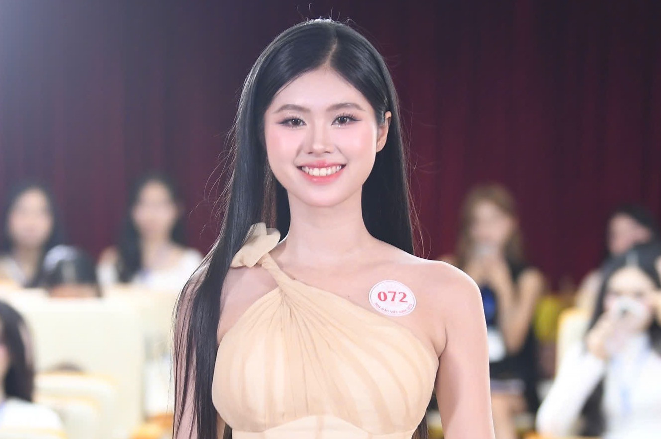 Thí sinh đọ sắc tại vòng Sơ khảo Hoa hậu Việt Nam 2024 khu vực phía Nam.