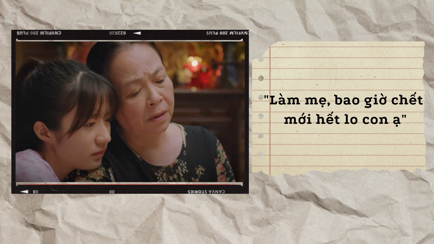 Mẹ phải lo từ khi các con còn trong bụng, lo đẻ ra lành lặn khỏe mạnh, lo dựng vợ gả chồng, lo sự nghiệp.