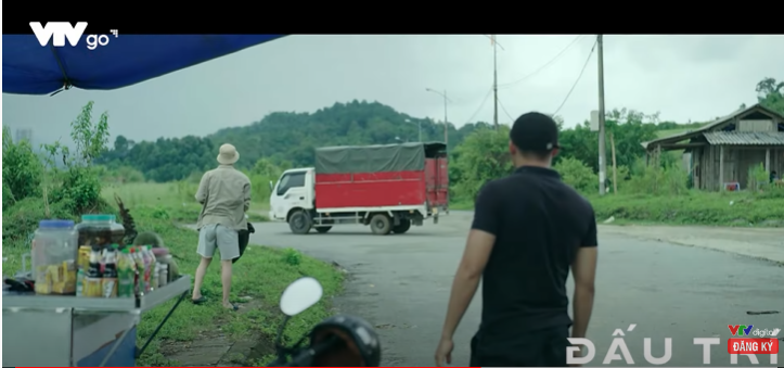 Xe hàng khả nghi đã &quot;rời ổ&quot;.