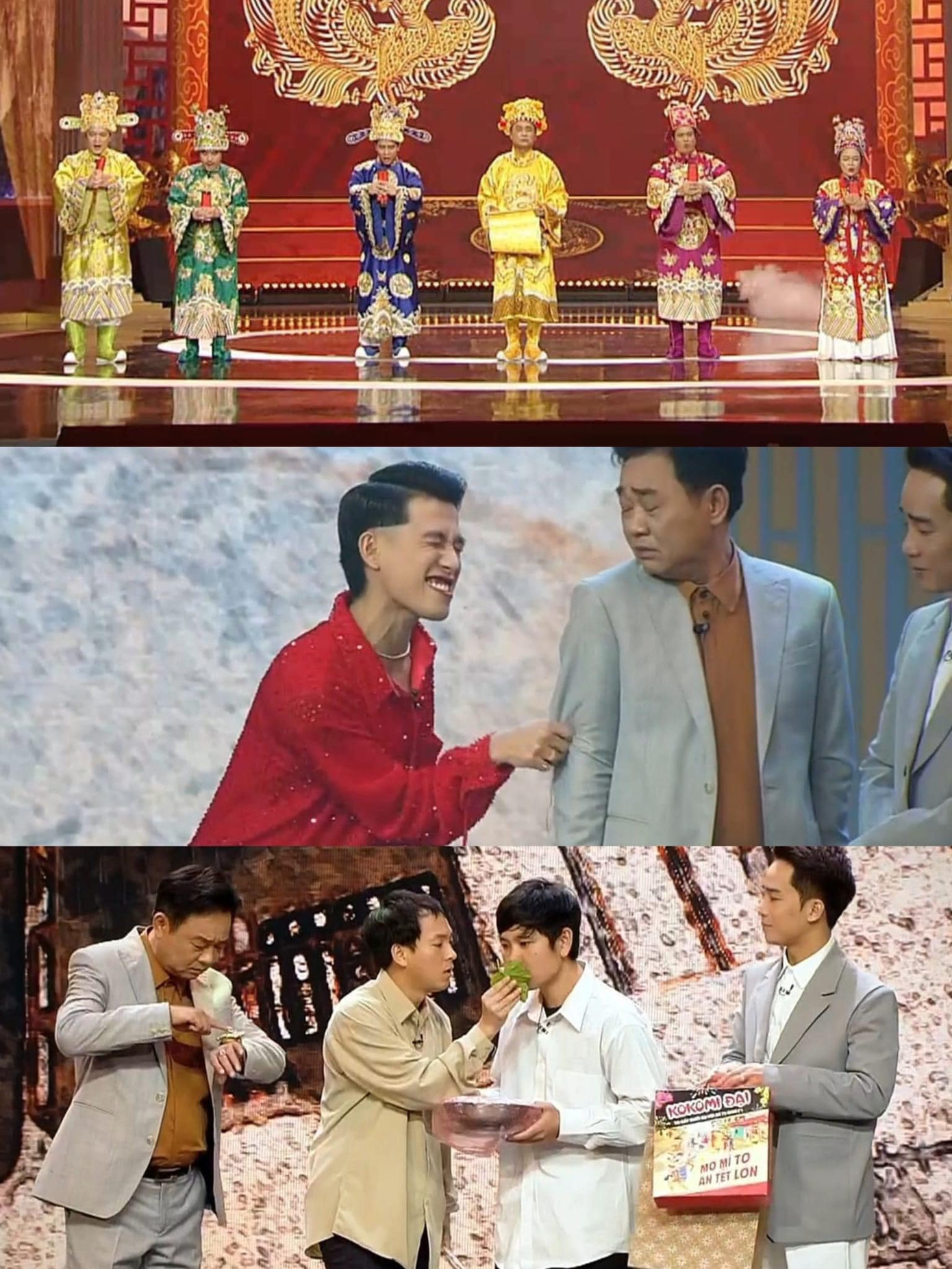 Dàn diễn viên đóng Táo Quân 2024 đông hơn hẳn so với mọi năm. Dàn diễn viên đóng Táo Quân 2024 đông hơn hẳn so với mọi năm.