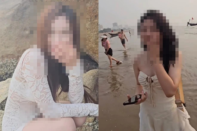 Nhiều phụ nữ bị quay lén ở bãi biển và hốt hoảng khi thấy mình xuất hiện trên kênh TikTok có hàng chục nghìn người theo dõi. Nhiều phụ nữ bị quay lén ở bãi biển và hốt hoảng khi thấy mình xuất hiện trên kênh TikTok có hàng chục nghìn người theo dõi.