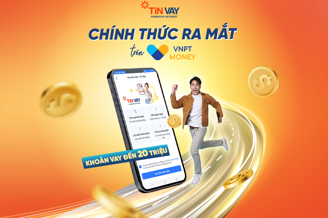 Tin Vay ra mắt trên ứng dụng VNPT Money. Tin Vay ra mắt trên ứng dụng VNPT Money.