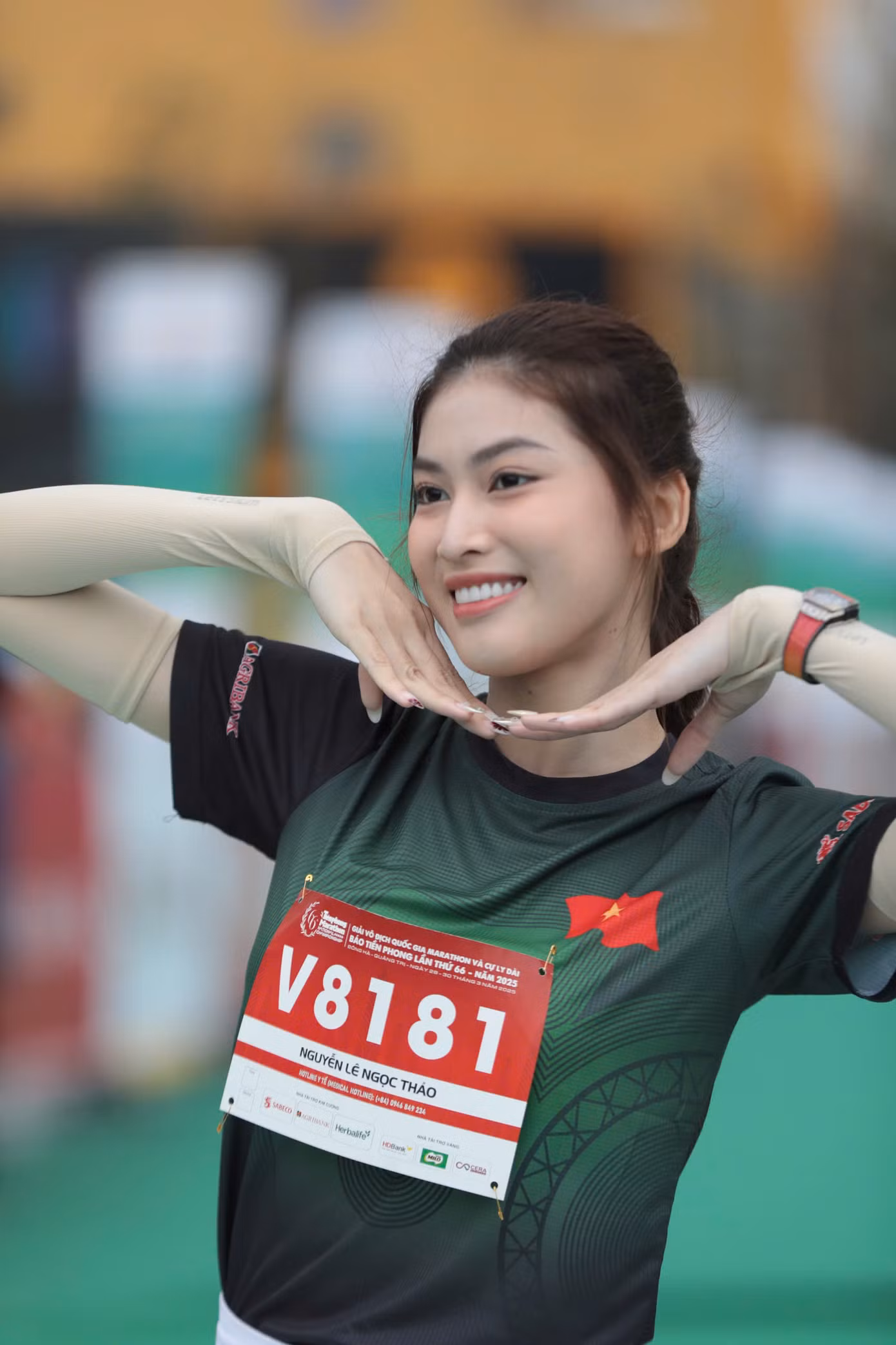 "Giải Vô địch Quốc gia Marathon và cự ly dài báo Tiền Phong lần thứ 66 - năm 2025 còn có sự tham gia của 41 thí sinh Hoa hậu Việt Nam 2024. Đó cũng là điều đặc biệt ở giải đấu. Sự năng động, tự tin của các thí sinh khiến tôi nhớ lại hành trình của mình ở Hoa hậu Việt Nam 2020. Mong rằng các cô gái có những trải nghiệm quý giá ở cuộc thi", Ngọc Thảo nói.