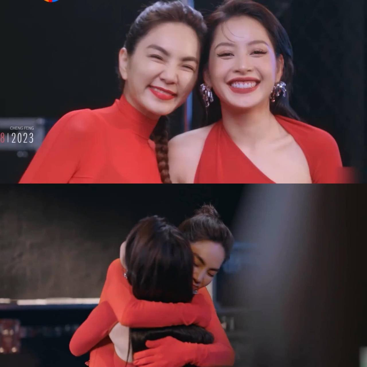 Một blogger Trung Quốc đưa tin ở vòng đầu tiên, Chi Pu cùng đội Ella (S.H.E), diễn viên Ngô Thiến và Trương Gia Nghê. Một blogger Trung Quốc đưa tin ở vòng đầu tiên, Chi Pu cùng đội Ella (S.H.E), diễn viên Ngô Thiến và Trương Gia Nghê.